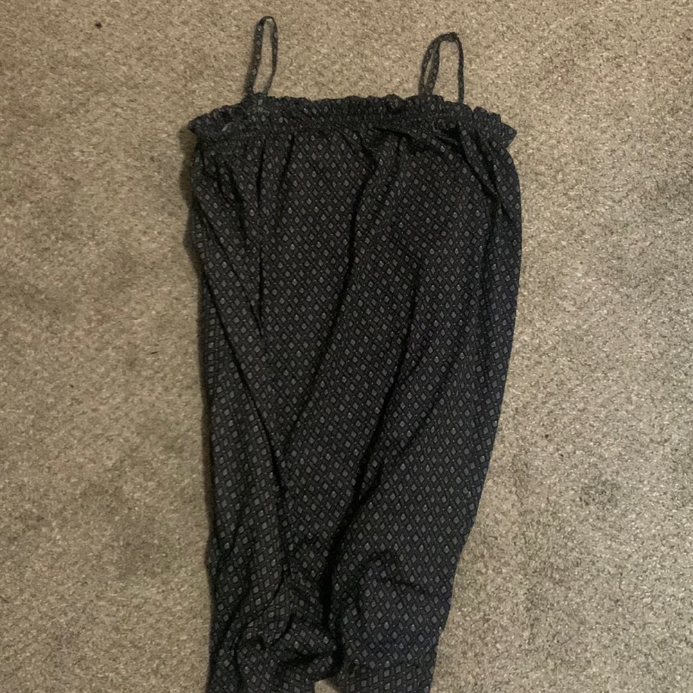 Medium, black diamond sack dress
